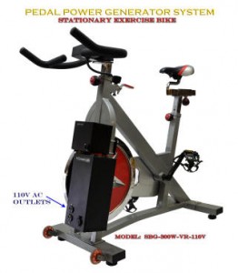 Spin Bike DC Generator Stationary Exercise Bike - With Built in regulator
