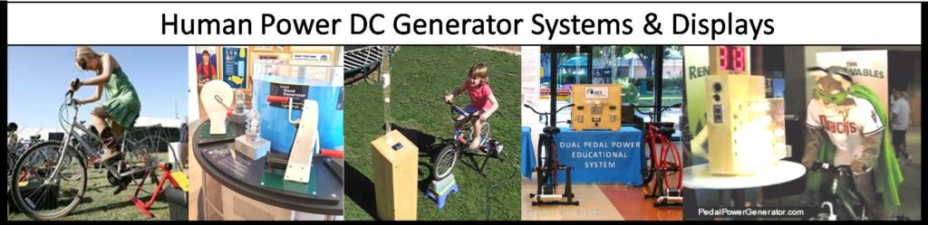 Human Power DC Generator Systems
